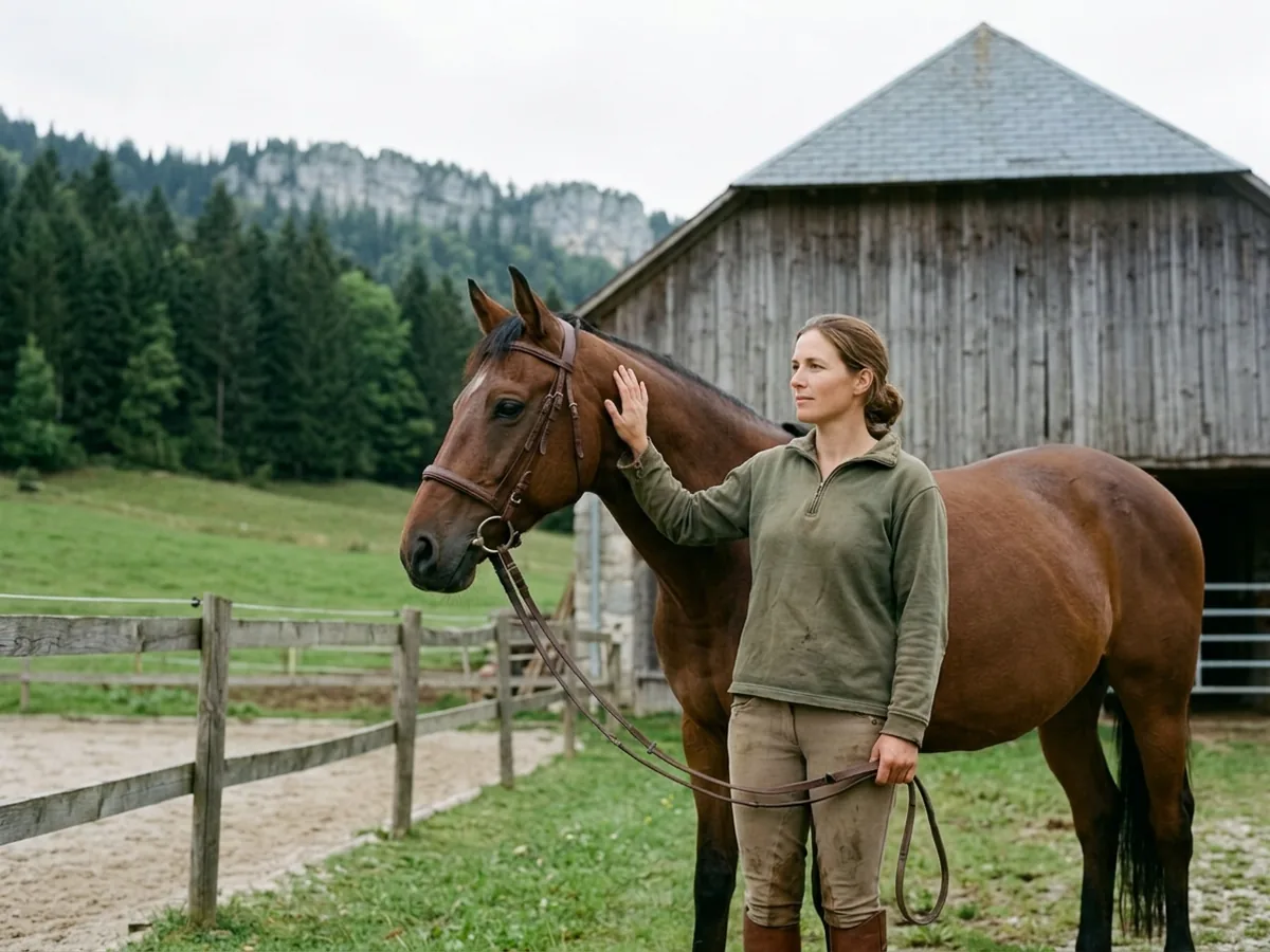 Cours d'équitation à Saint-Cergues, Haute-Savoie
