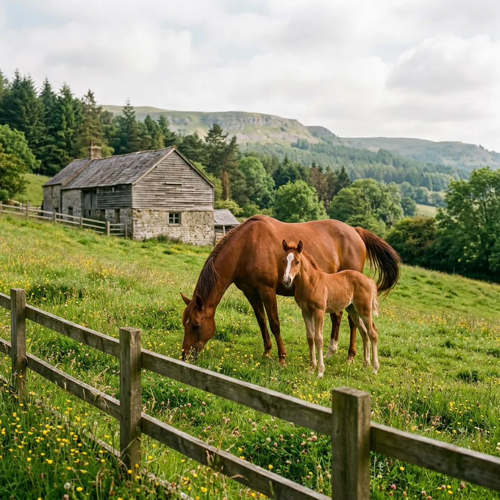 Élevage de chevaux, Écurie de Moniaz, Saint-Cergues