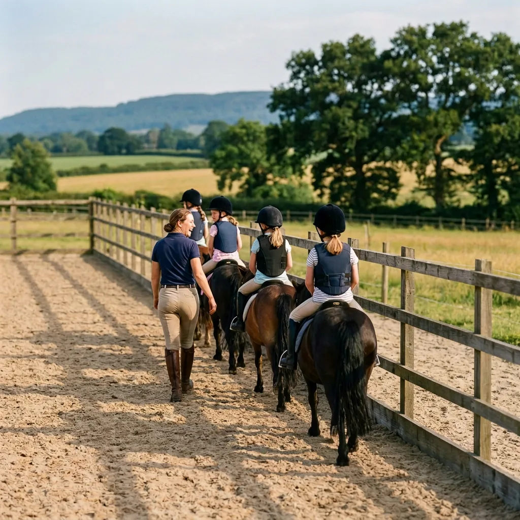 Cours de poney à Saint-Cergues, Haute-Savoie